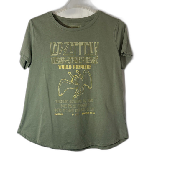 Led Zeppelin Tops - Led Zeppelin The World Remains The Same World Tour